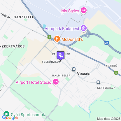 Airport Hotel Budapest a trkpen