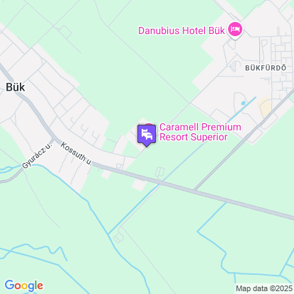Danubius Hotel Bük a térképen