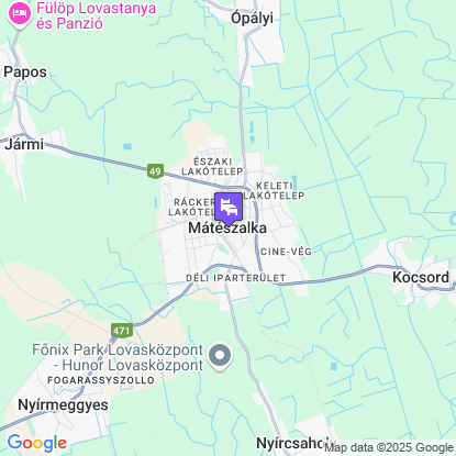 Európa Panzió a térképen