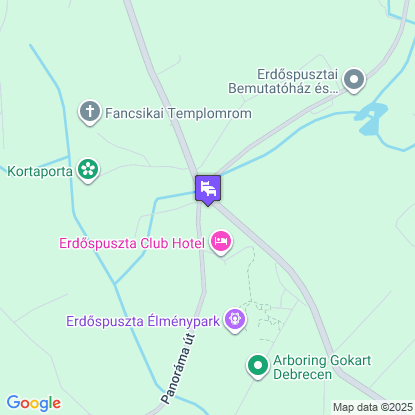 Erdspuszta Club Hotel a trkpen