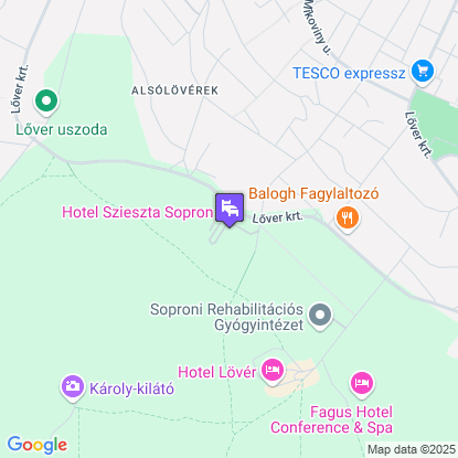 Hotel Szieszta a trkpen