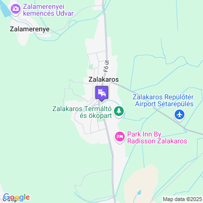 Négy Évszak Apartmanház Zalakaros a térképen