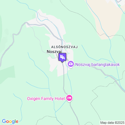 Oxigén Family Hotel a térképen