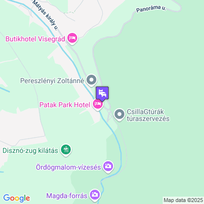 Patak Park Hotel a térképen