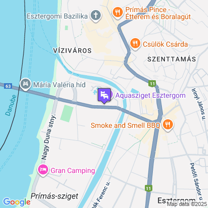 Portobello Wellness & Yacht Hotel Esztergom a térképen