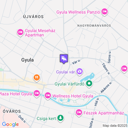 Szamcs Apartman a trkpen