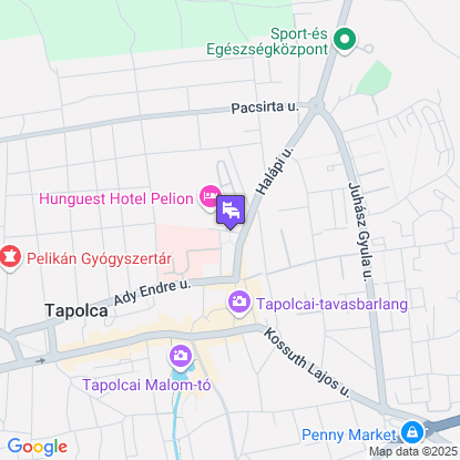 Hunguest Hotel Pelion a térképen