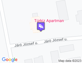 Türkiz Apartman a térképen